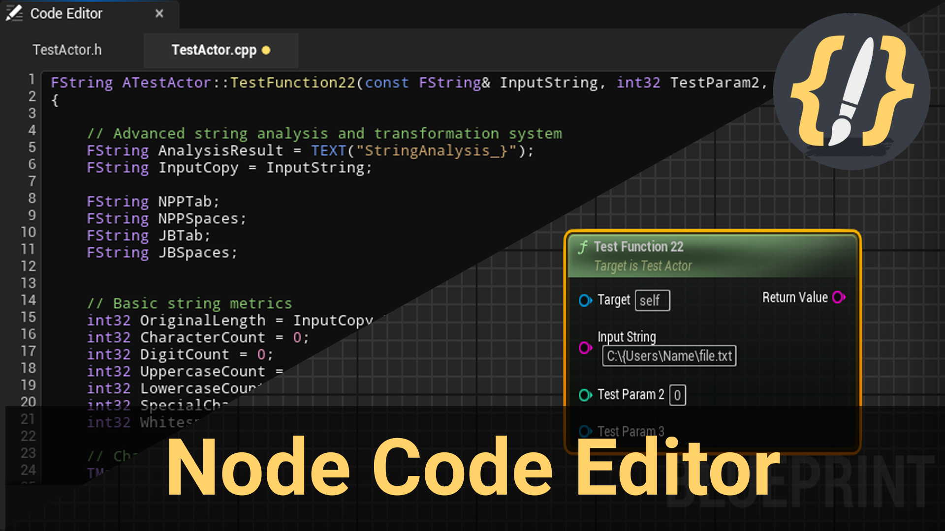 AI Node Code Editor | Fab