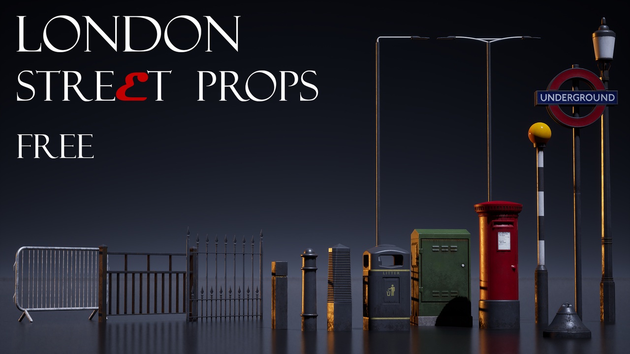 Media 1 for listing London Street Props (Free)
