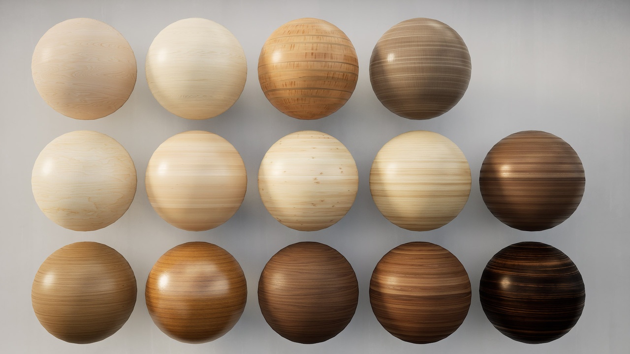 الوسائط 1 للقائمة Wood material pack v1