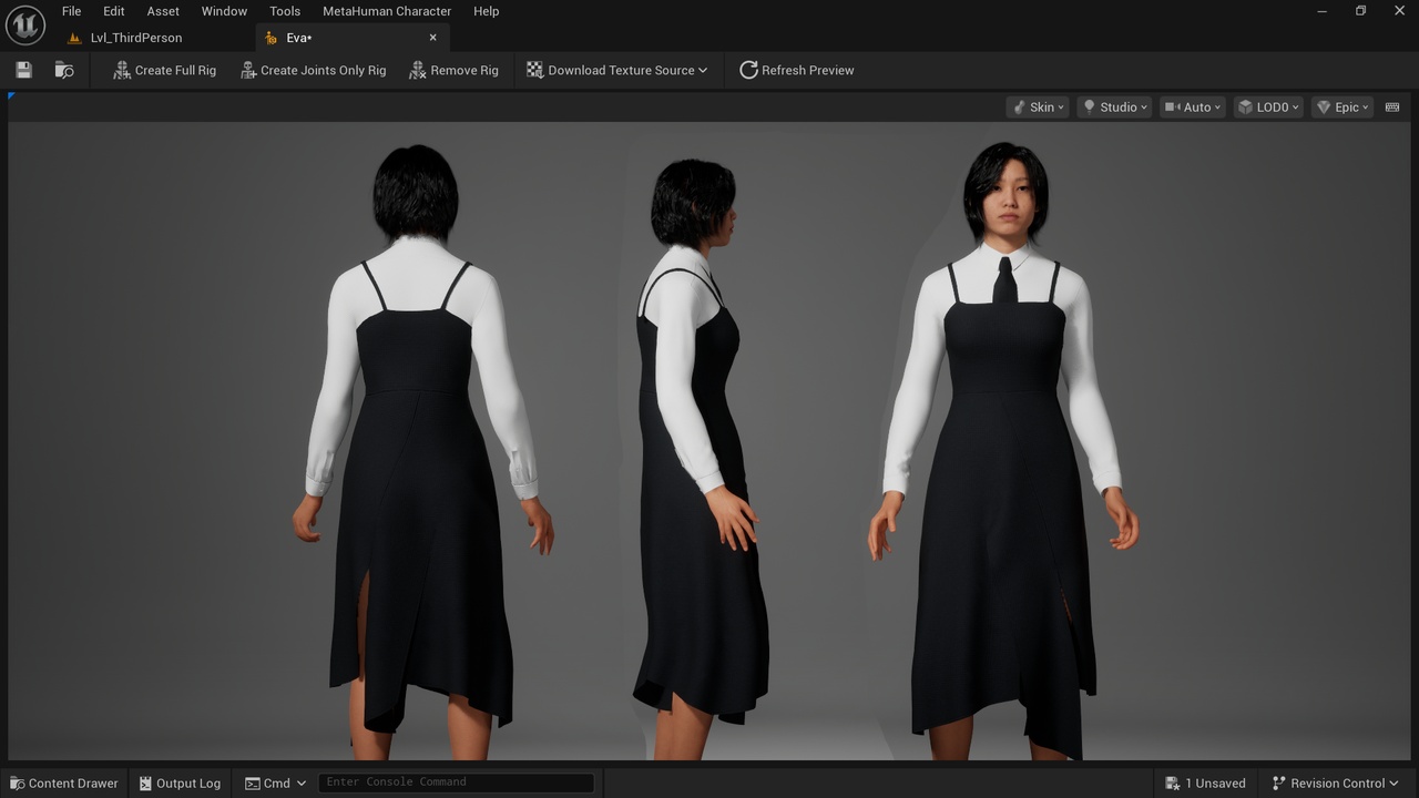 Media 1 for listing Metahuman Dress V4
