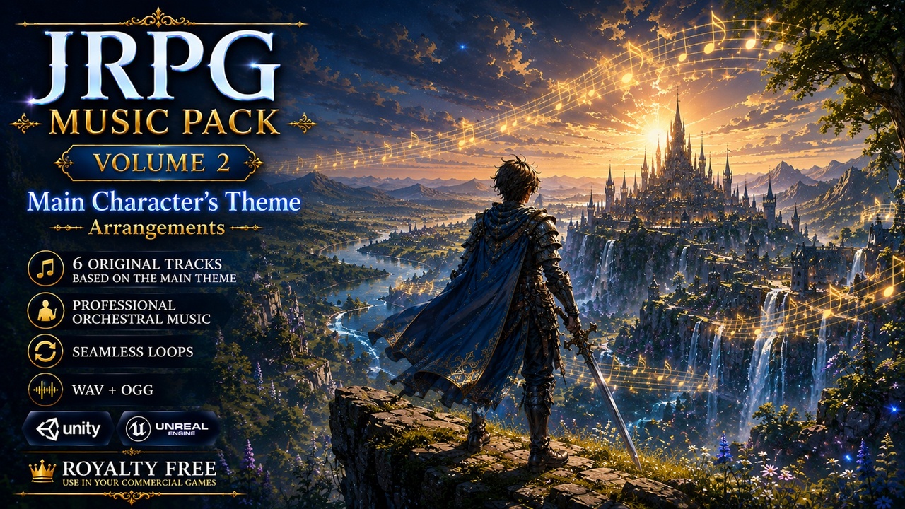 Media 1 for listing JRPG Music Pack - 6 Seamless Loop Soundtracks