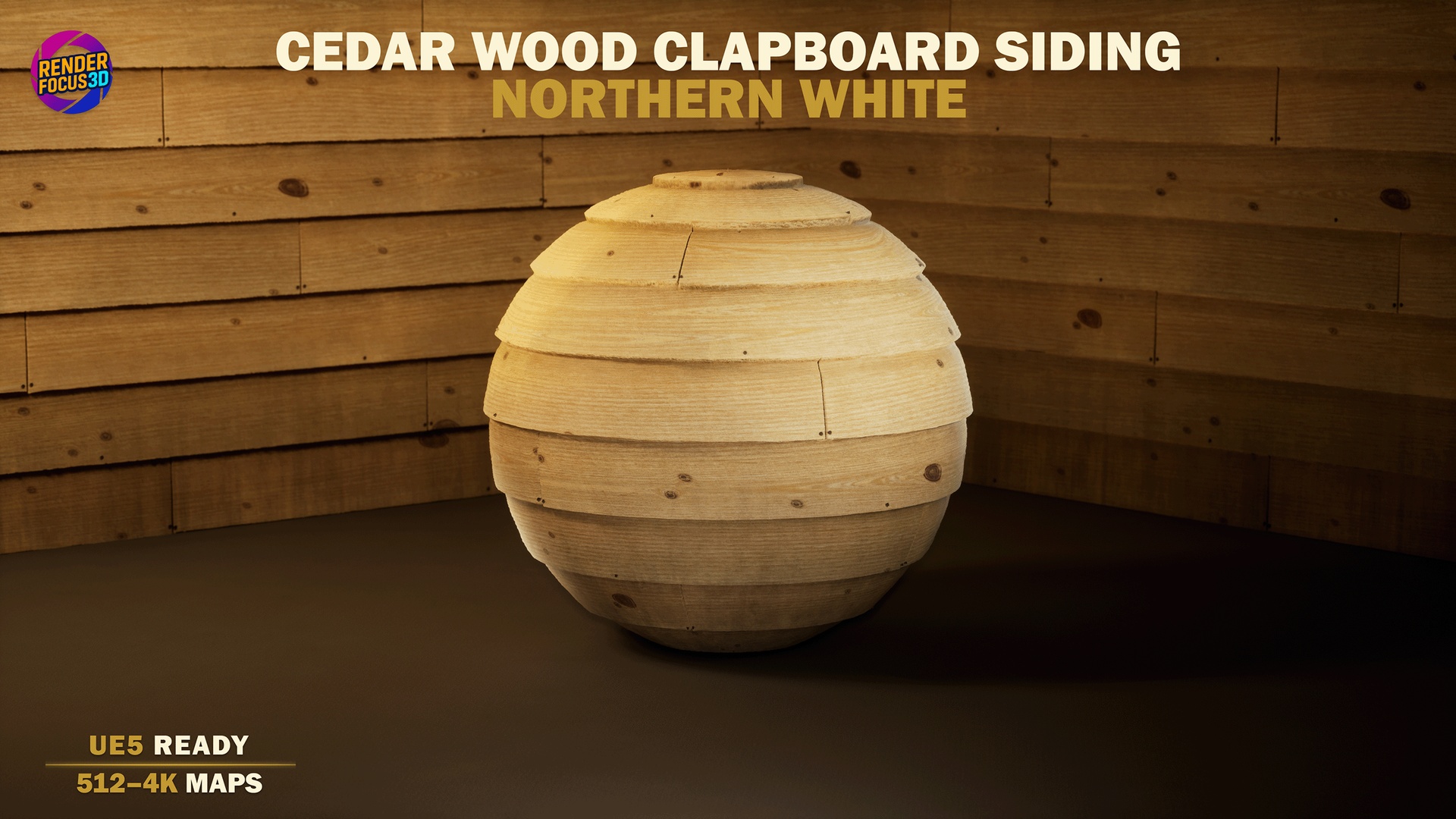 Media 1 for listing Cedar Wood Clapboard Siding – Northern White