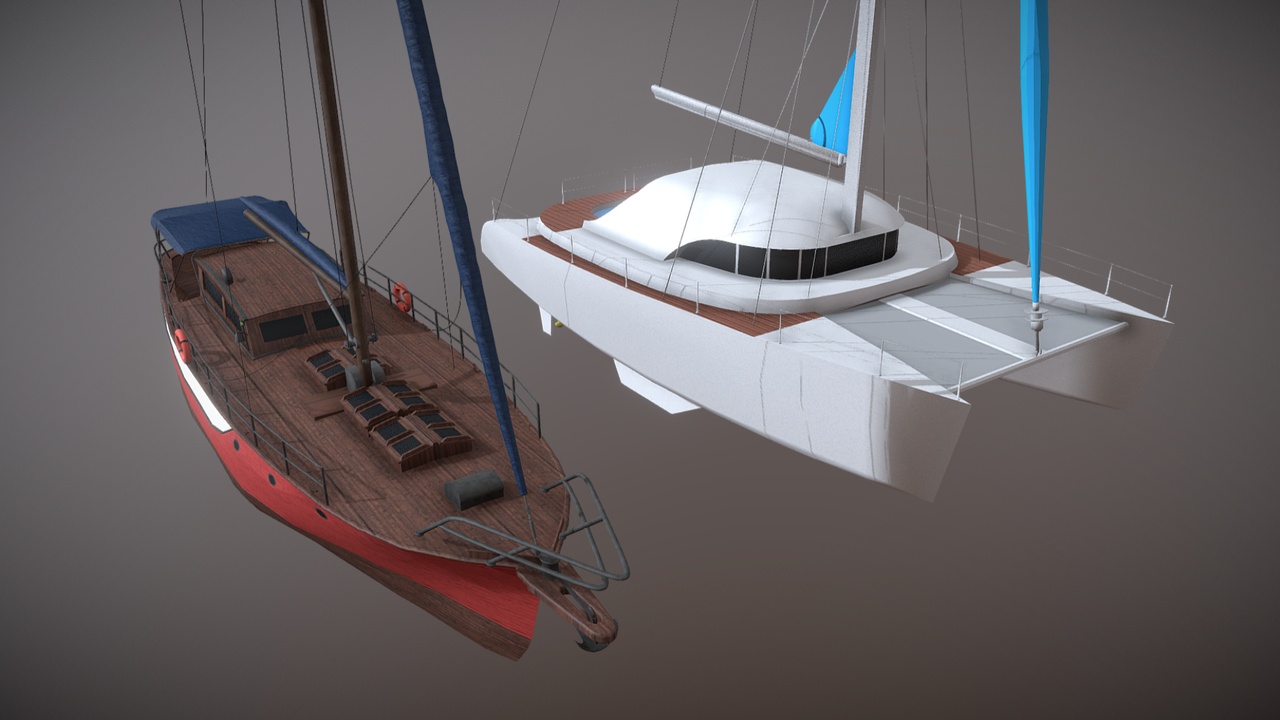 Realistic Boat Pack 3 | Game Ready HQ 3D Models | Fab
