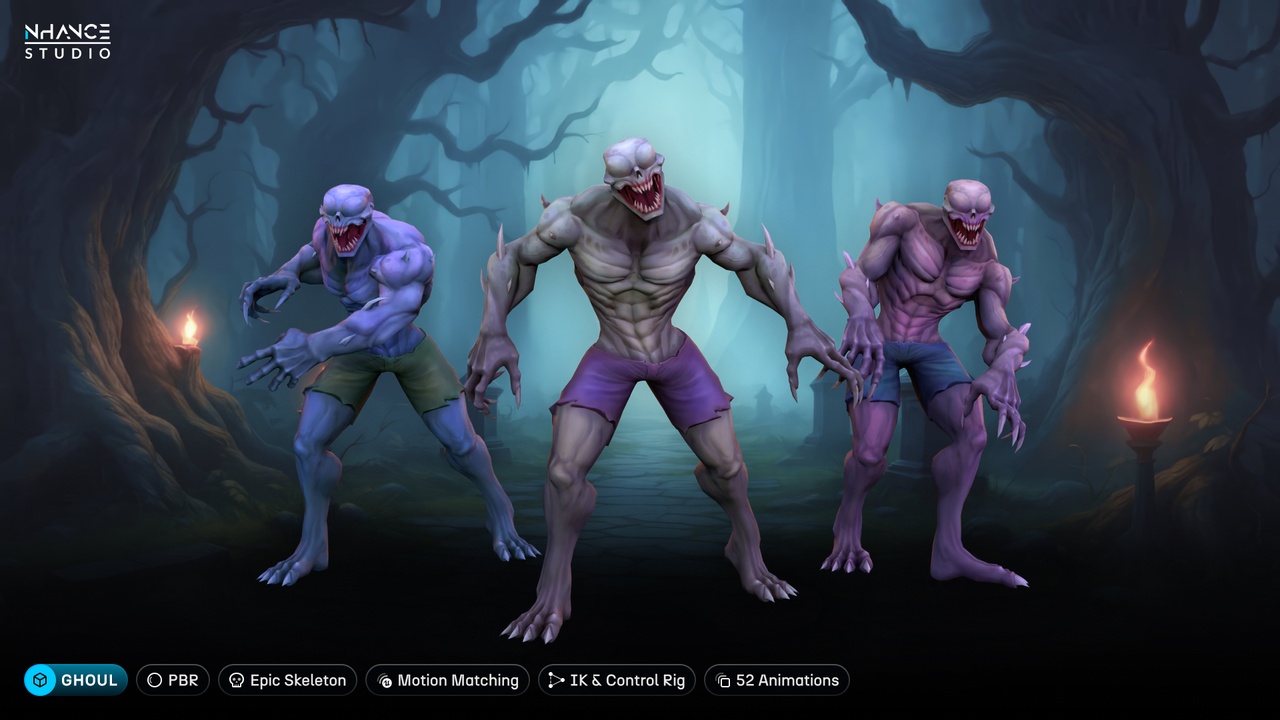 Media 1 for listing Stylized Fantasy Ghoul