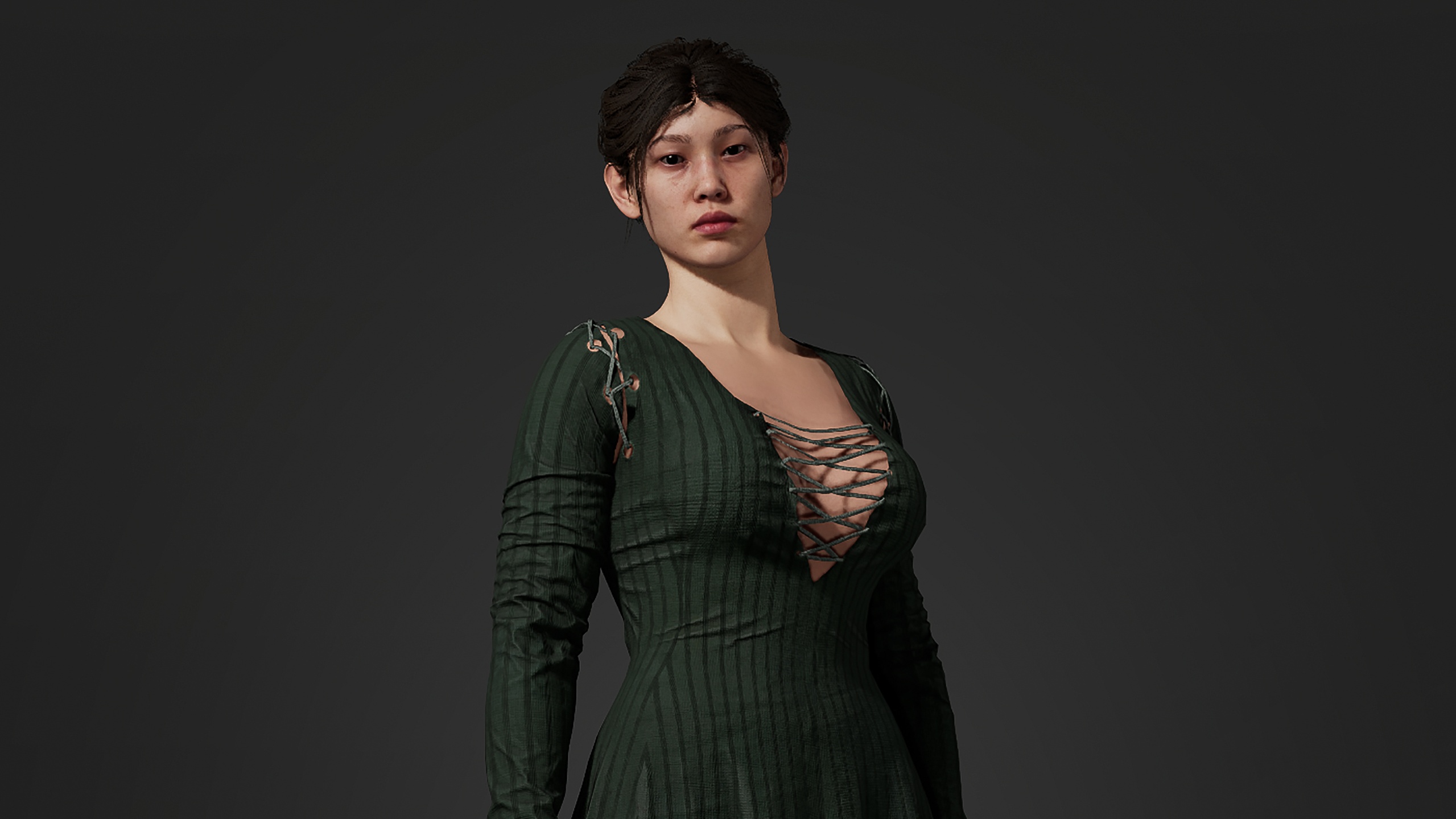 Media 1 for listing Medieval Female 3 Peasant Villager Parametric Character