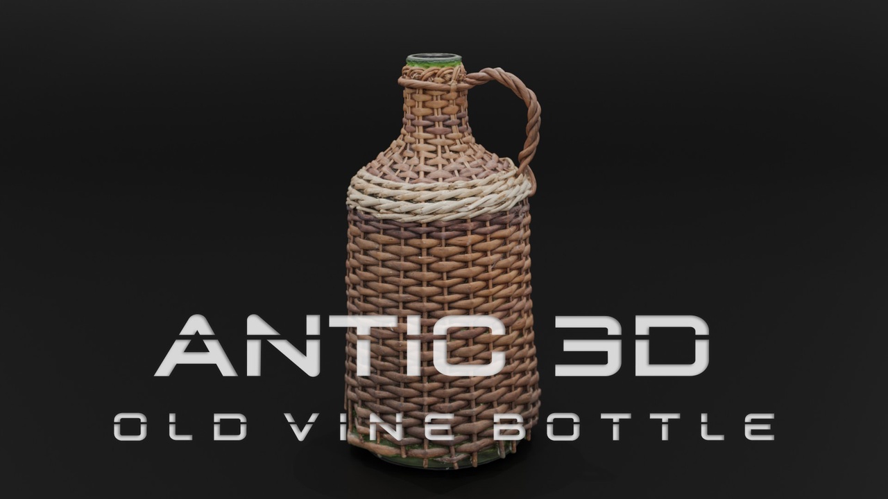 Media 1 for listing Vine Bottle Old
