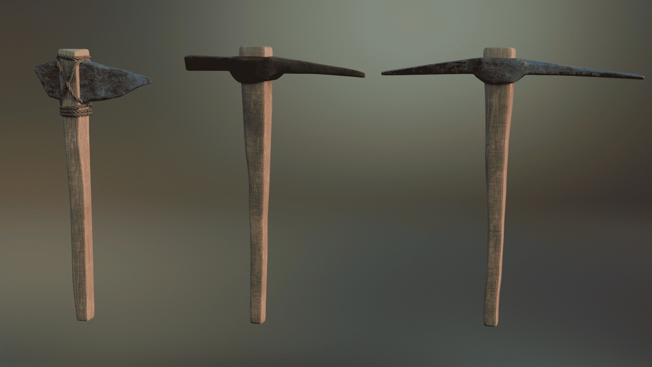 Medieval Tools 3D Asset Pack | Fab