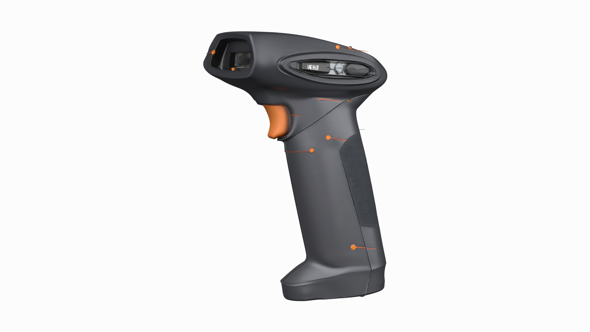 3D Professional Medical Barcode Scanner with Ergonomic Grip and LED ...