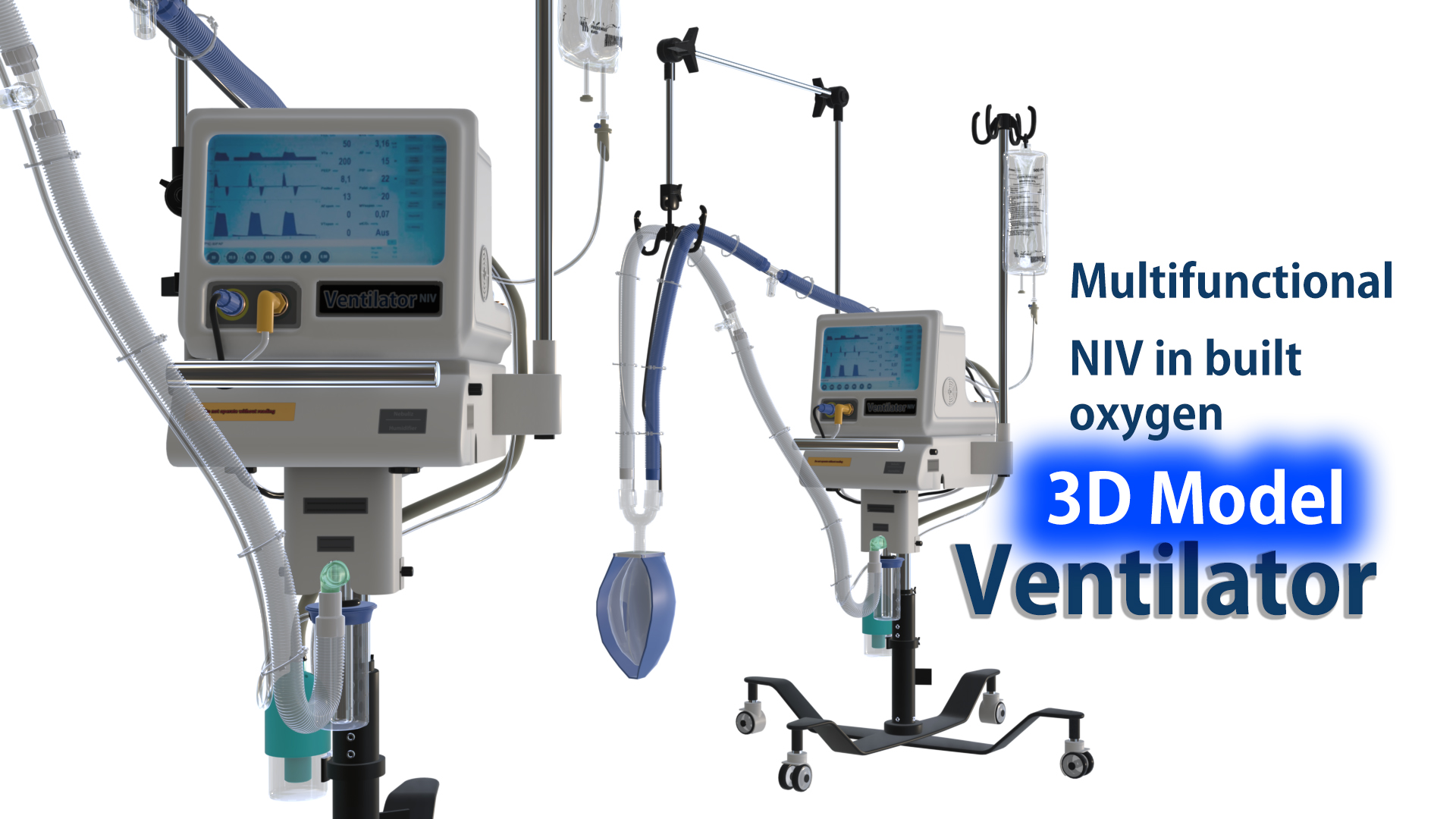 Ventilator - Breathing Apparatus - Oxygen | Fab