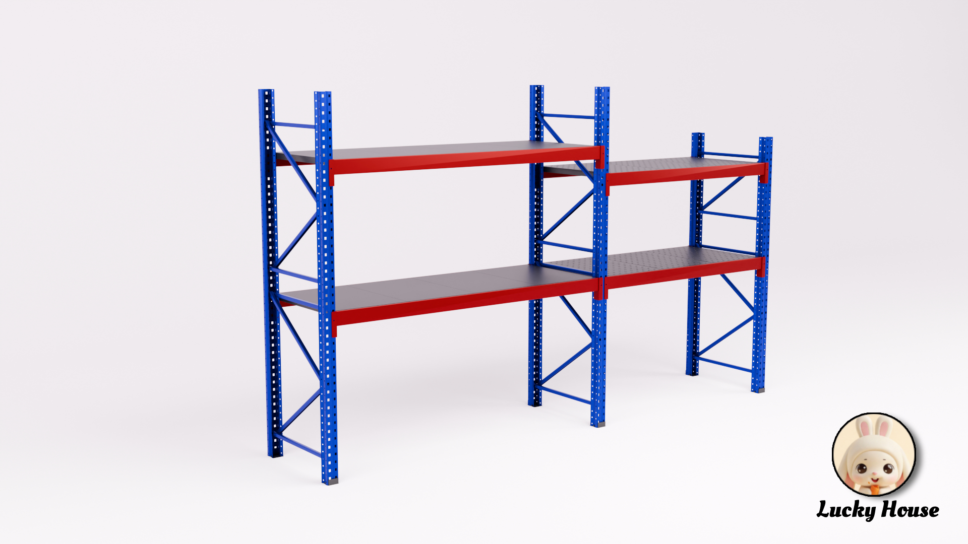 Ledge Rack System Modular Heavy Duty Shelf Rack System | Fab
