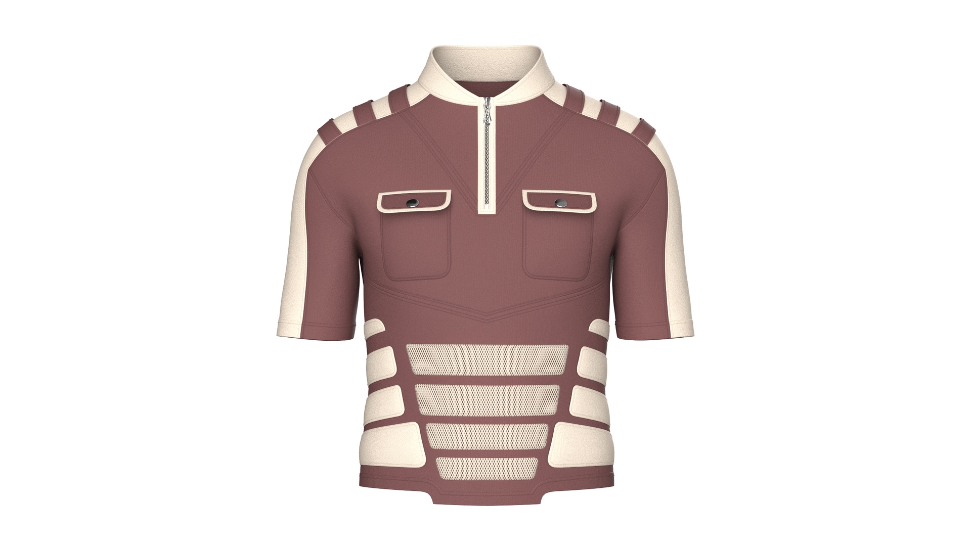 Media 1 for listing Men Tactical Half - Zip Cycling Jersey | High Poly