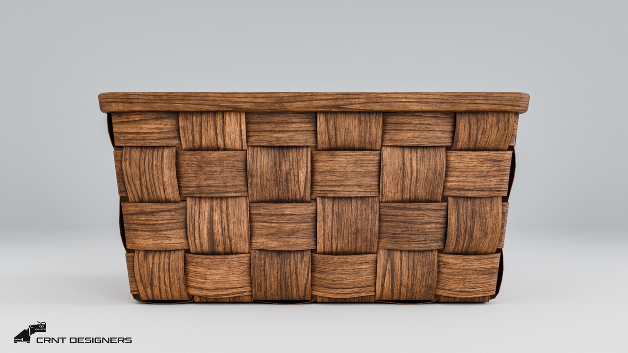 Media 1 for listing Wooden Woven Basket - UE4 And UE5 Optimized - Lowpoly 3D model