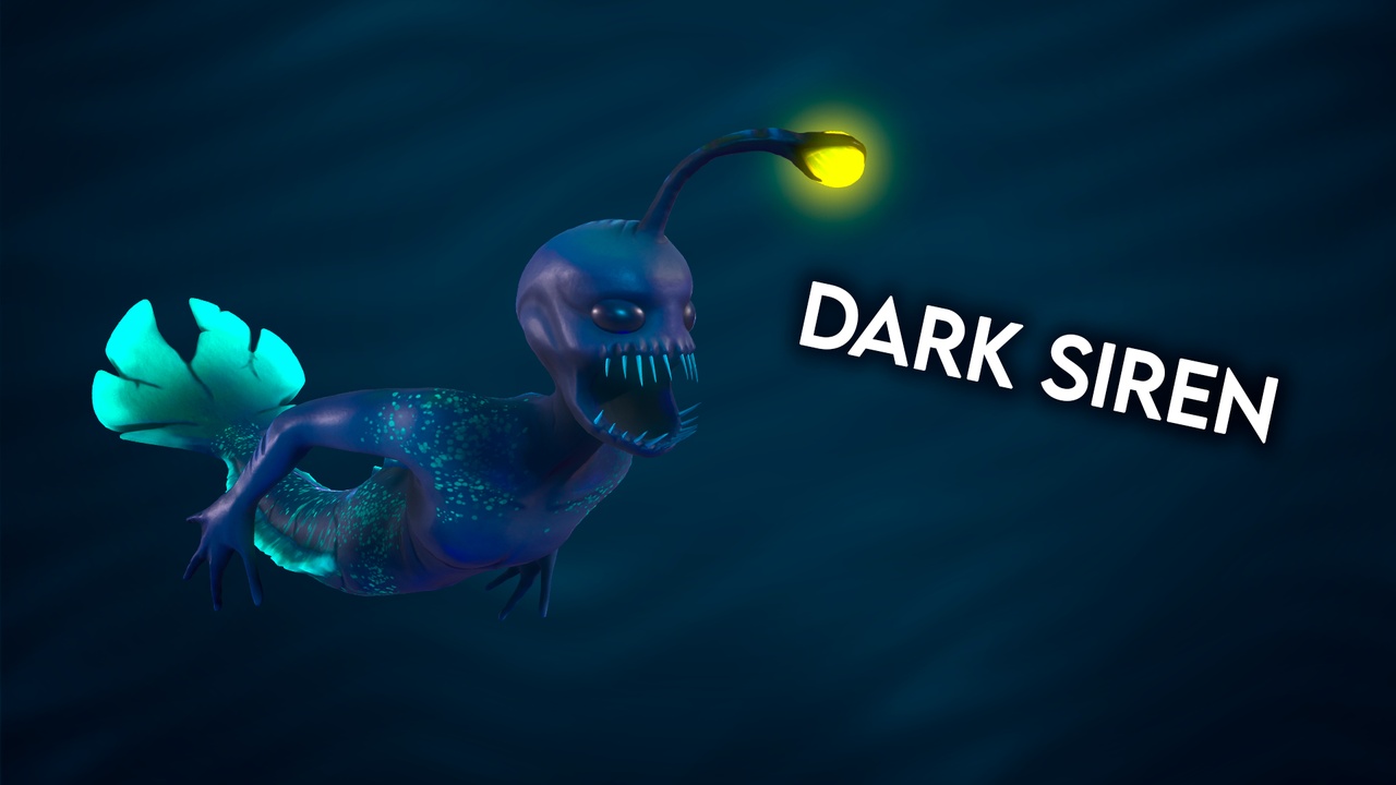 Media 1 for listing Dark Siren | 3D Sea Creature