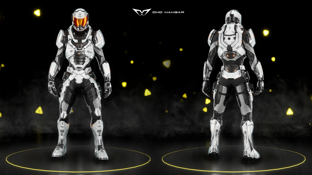 Media 1 for listing SciFi Character PILOT MK II Male