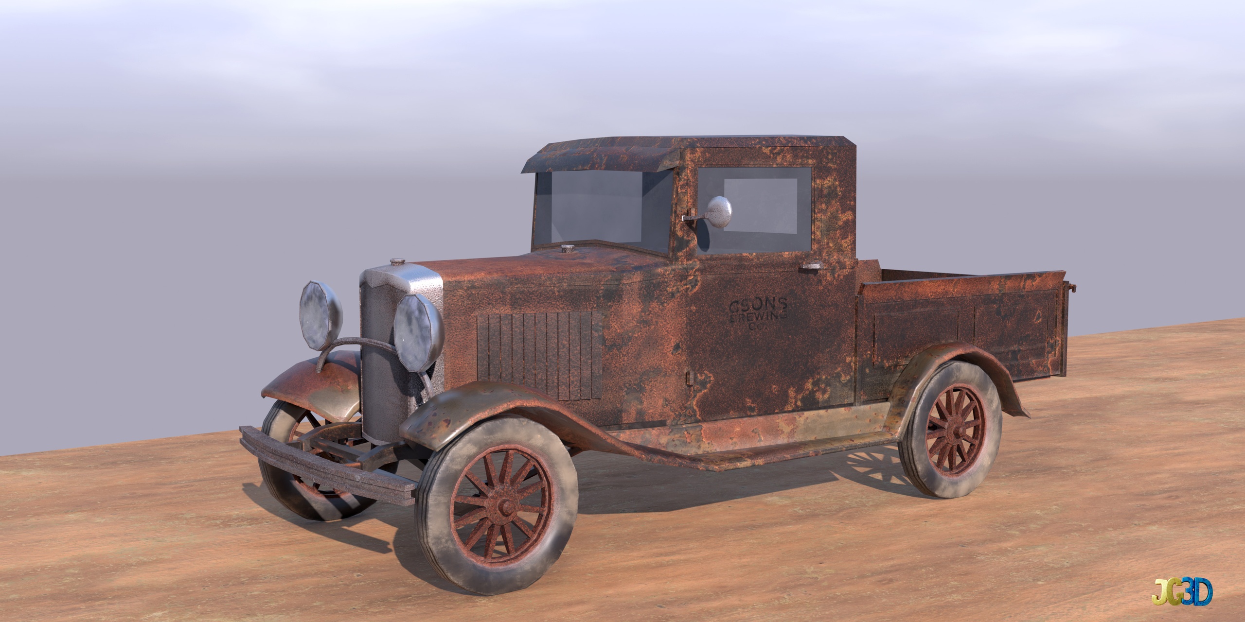 Media 1 for listing Low Poly Pickup Truck
