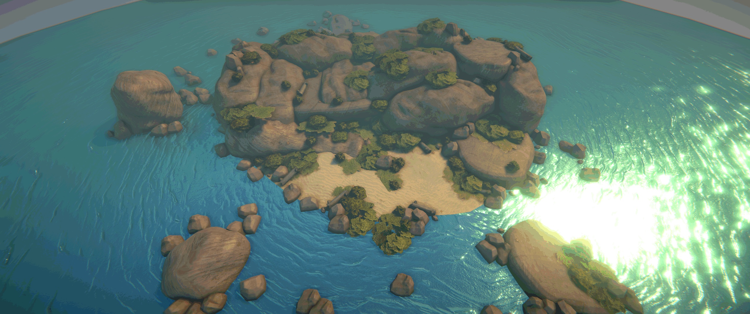 Media 1 for listing Realistic Beachfront Nature Island 3 Asset Package