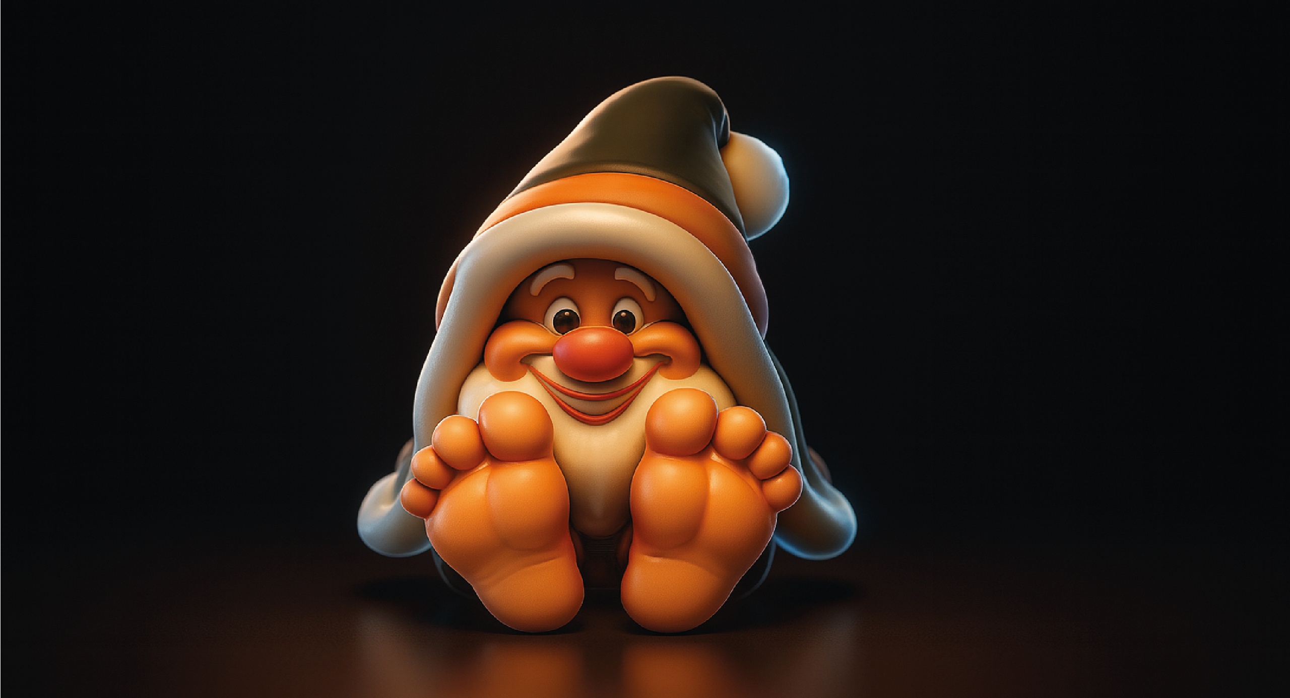 Media 1 for listing Whimsical Winter Gnome – 3D Character Model for Collectibles & Digital Art