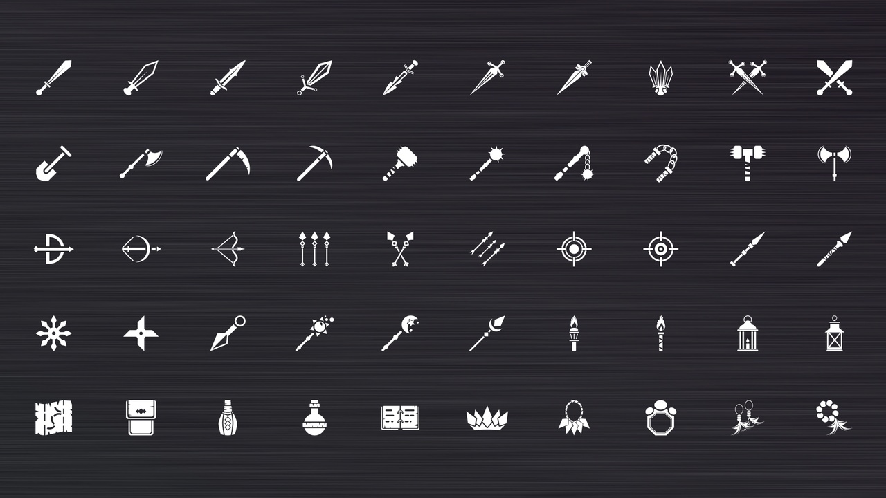 Media 1 for listing Customisable Icon Pack: Equipment