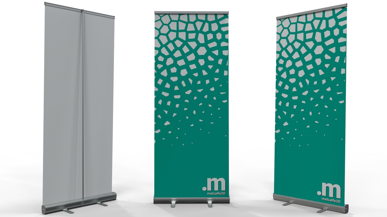 Media 1 for listing Roll Up Banner Stand 80x200cm - Promotional Display