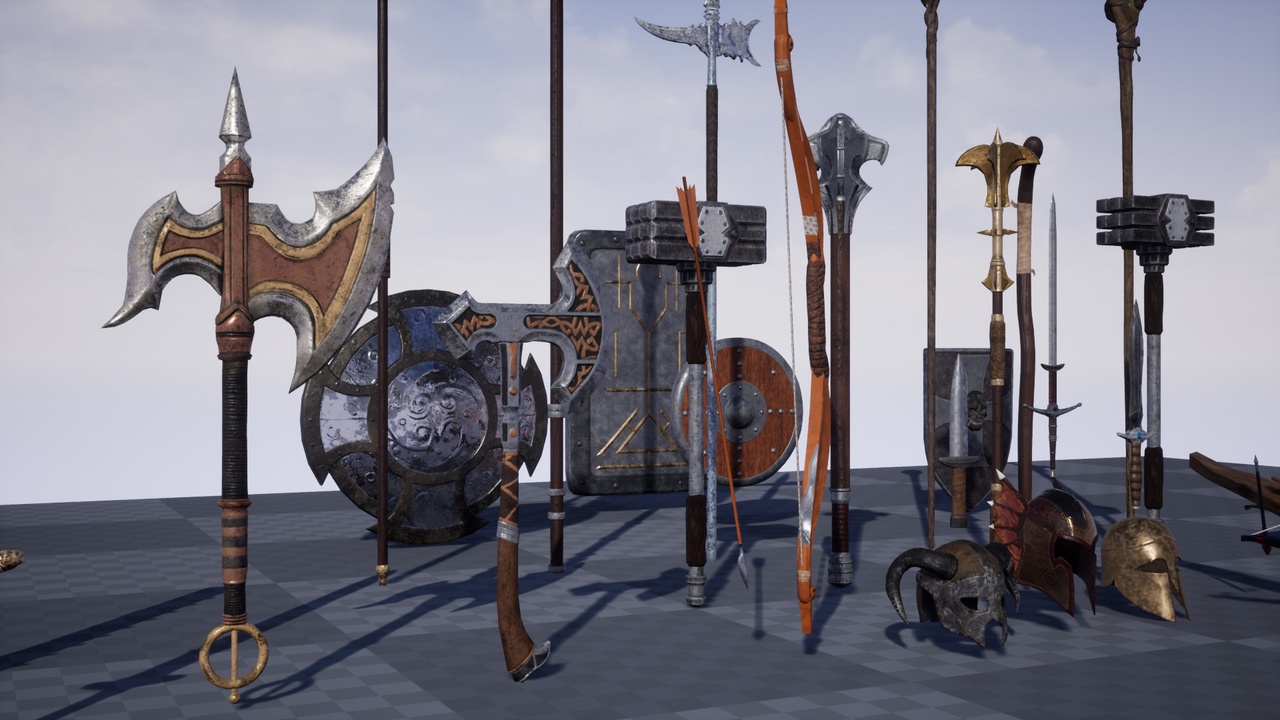 Media 1 for listing Weapons & Armor Pack 1