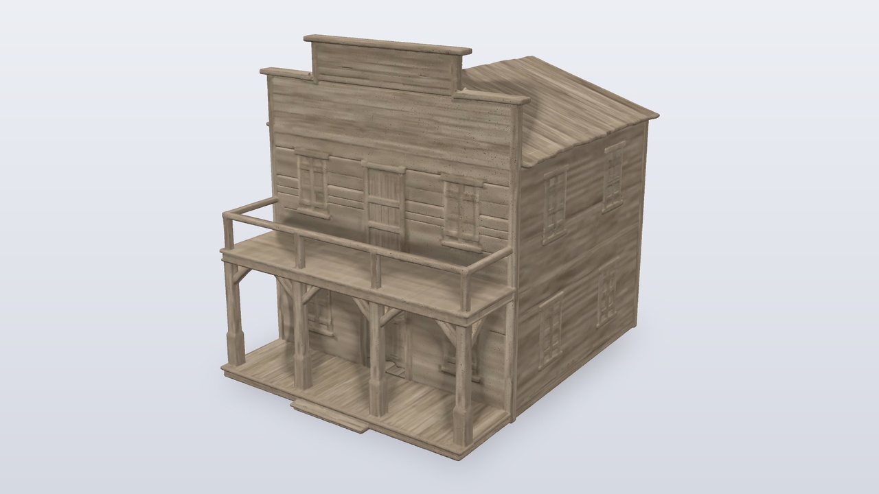 Media 1 for listing Two Story Western Saloon Building