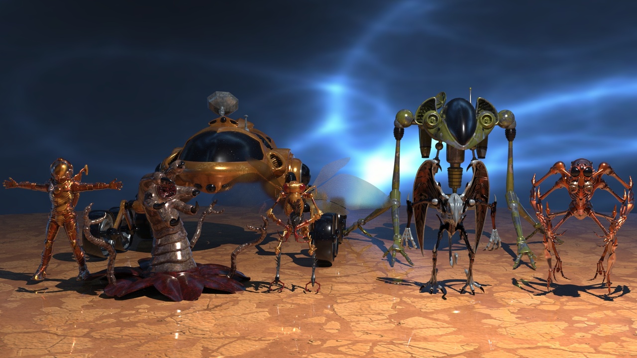 Media 1 for listing Space Creatures Pack