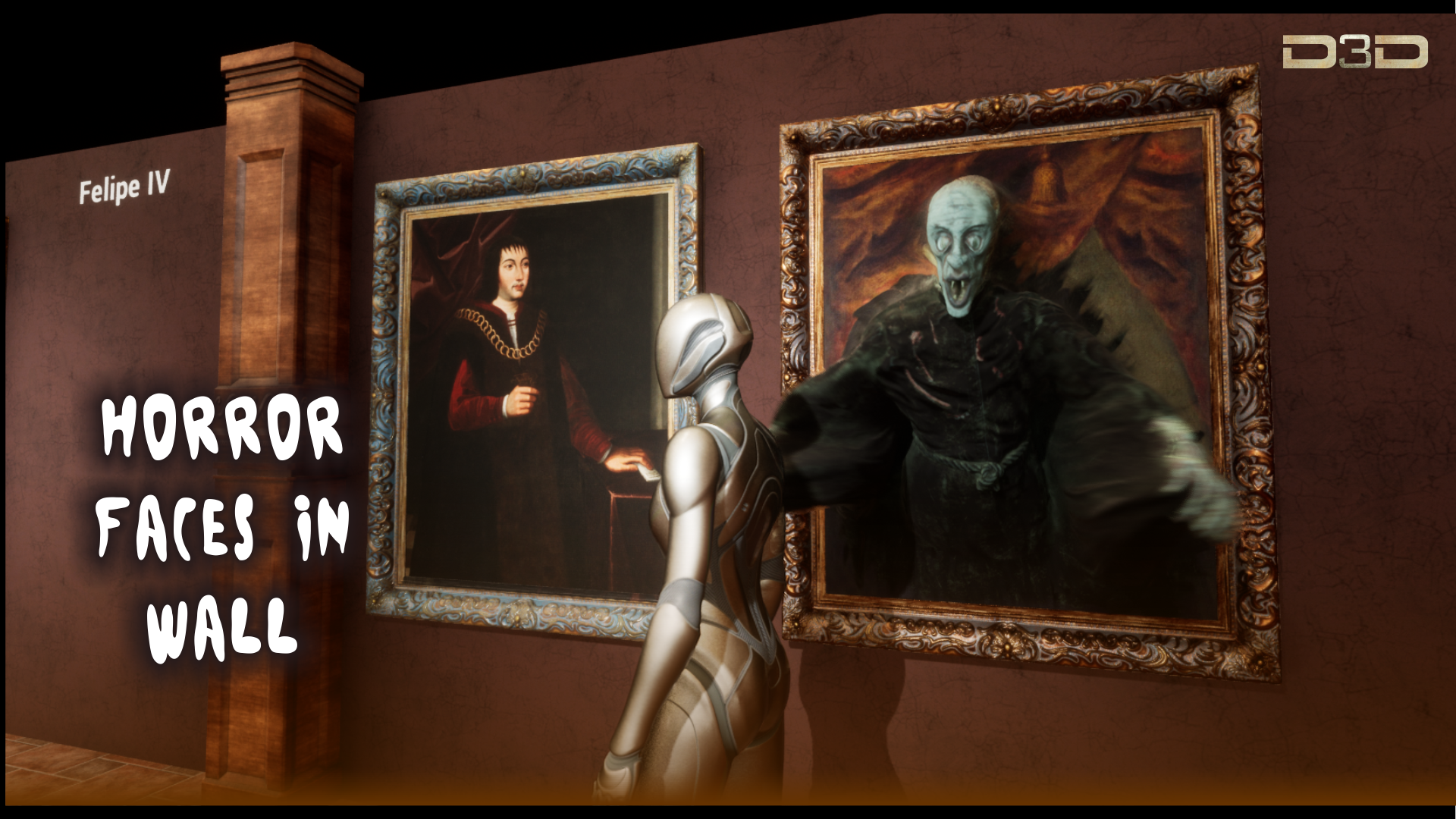 Horror Faces in Walls | Fab