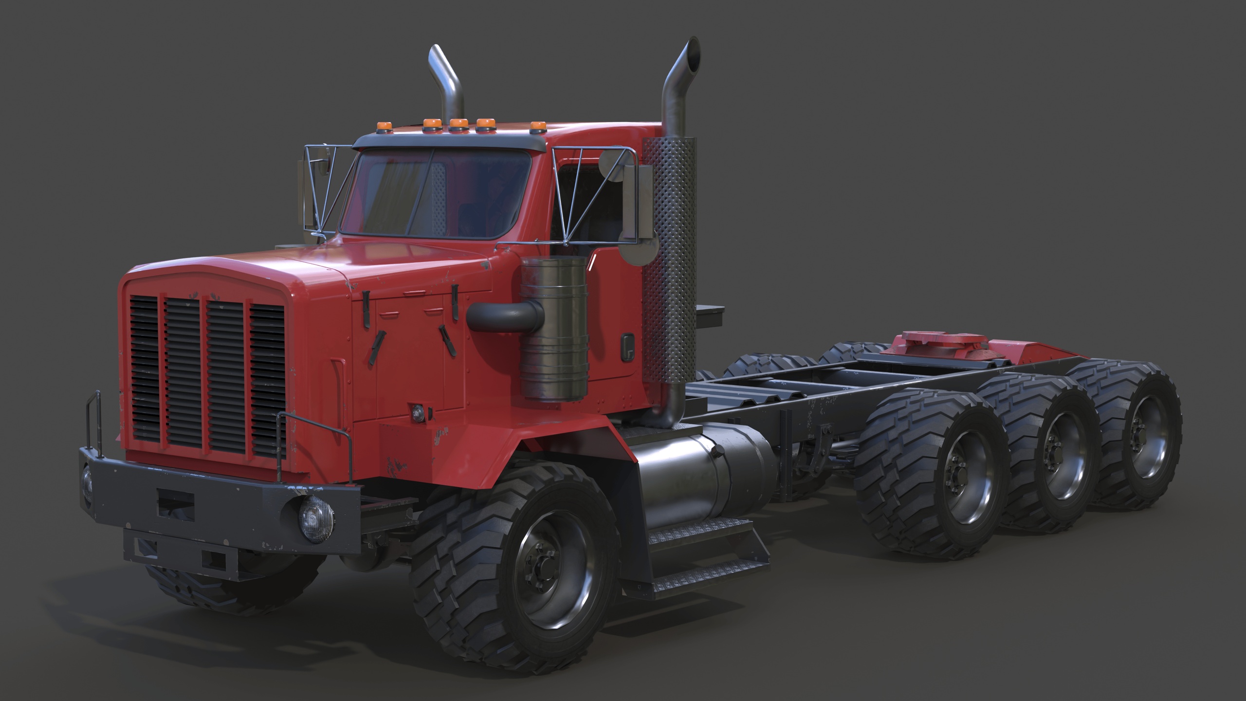 Media 1 for listing Oilfield Winch Truck Tri-Axle
