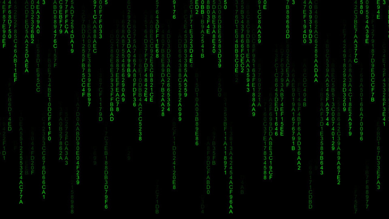 Media 1 for listing The Matrix Falling Text UI
