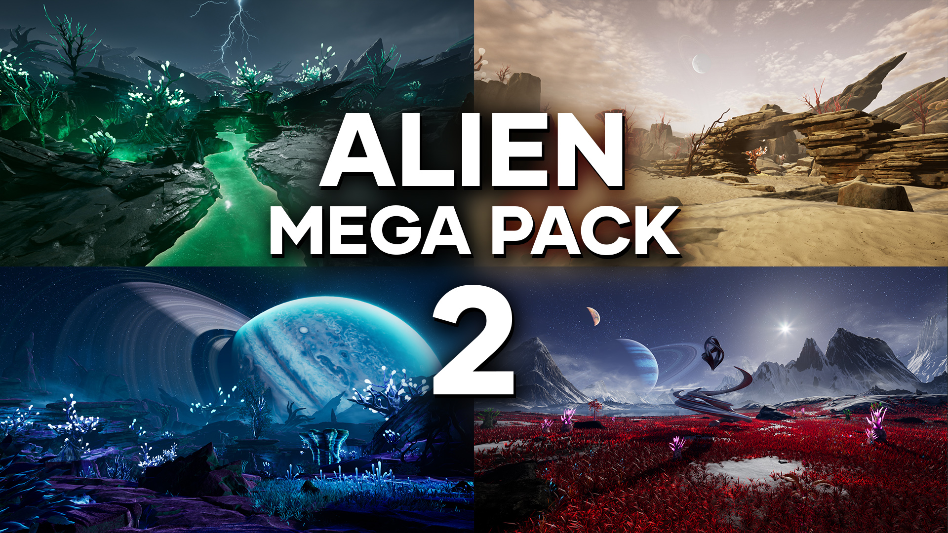 Alien Fantasy Environment Mega Pack Vol.2 | Fab