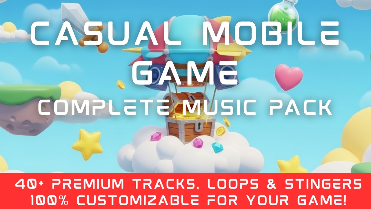 Media 1 for listing Casual Mobile Game – Complete Music Pack