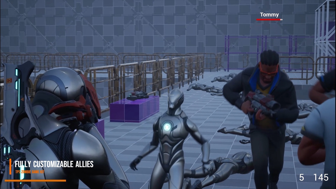 TPS Zombie Game Kit - AI Teammates & Full Customization | Fab