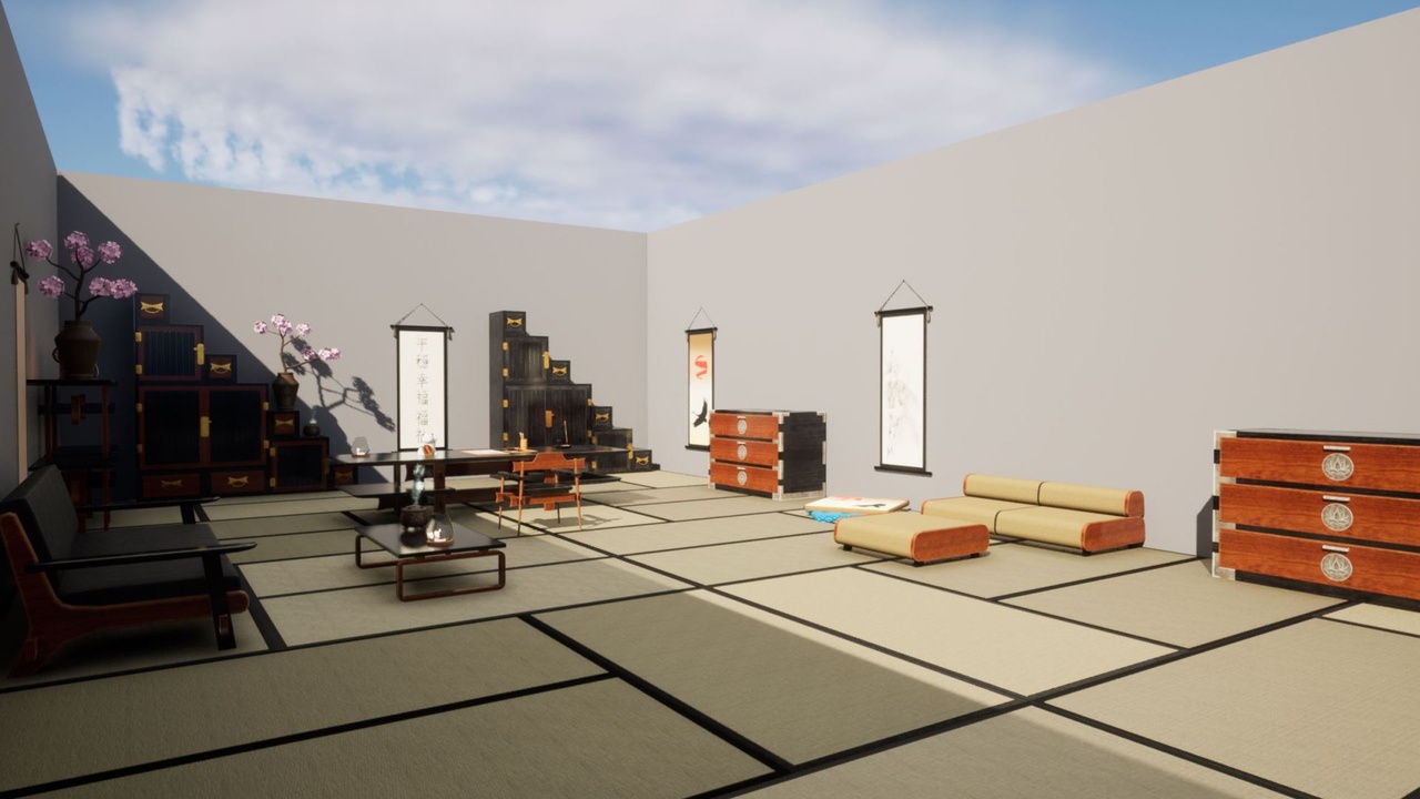 Media 1 for listing Japanese Style Furniture Set