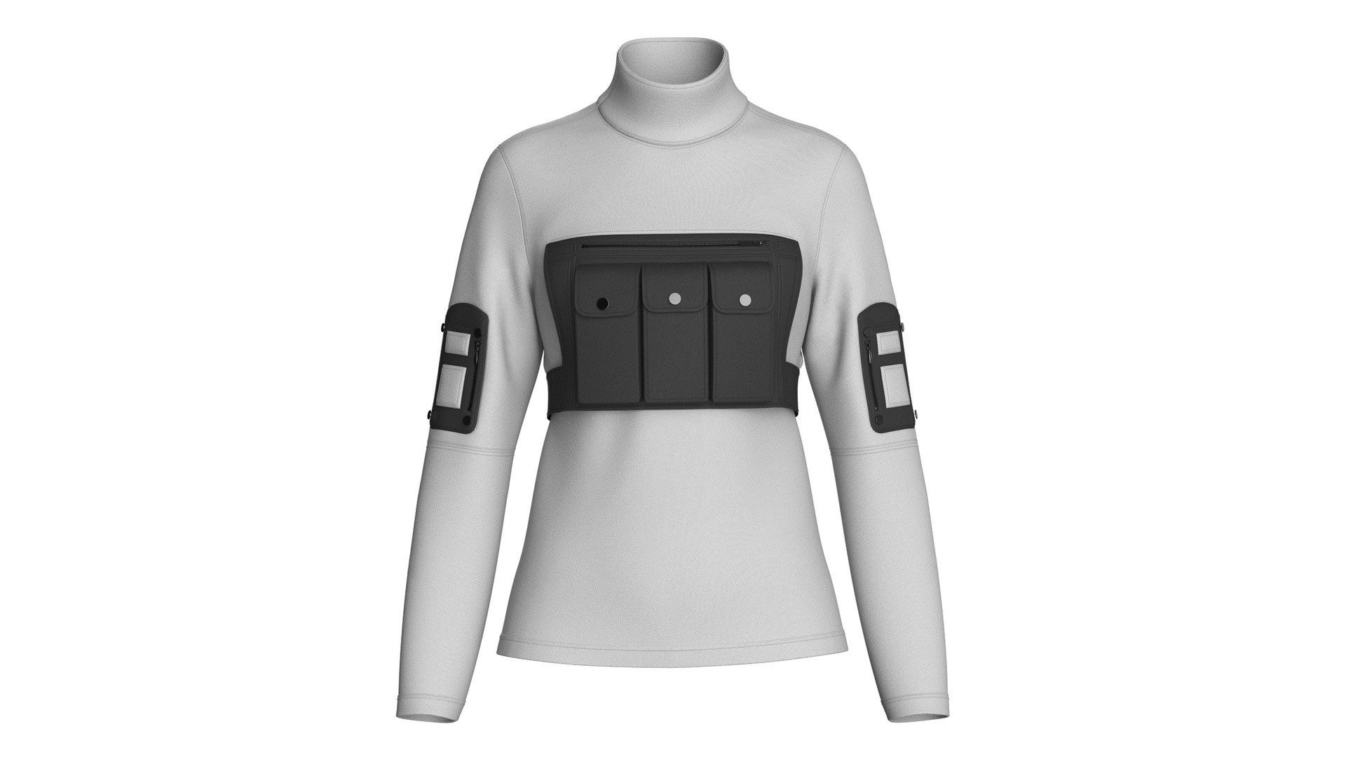 Media 1 for listing Girls Techwear With Multi Pocket Chest Rig | High Poly