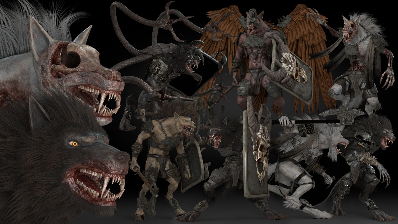 Media 1 for listing Wolf Brutal Warrior