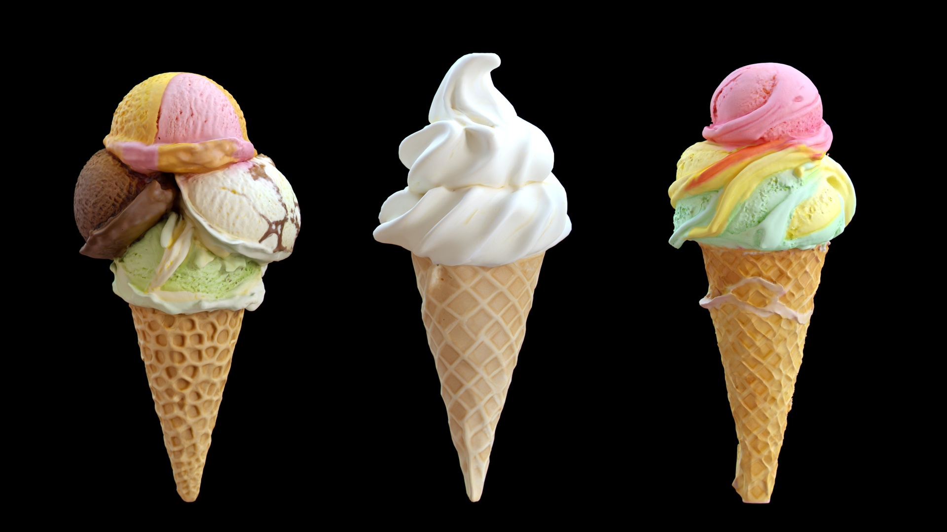 Media 1 for listing Ice Cream Cone Collection - 3 assets