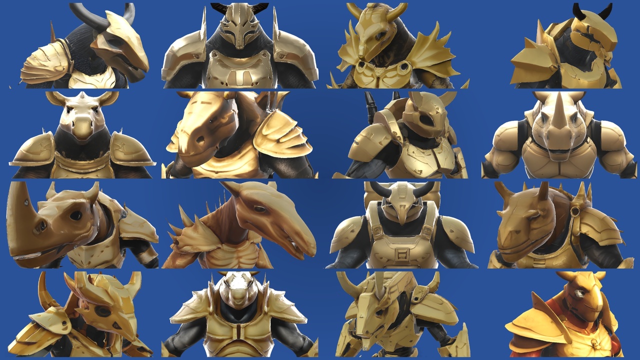Media 1 for listing Golden Sentinel Armor Collection