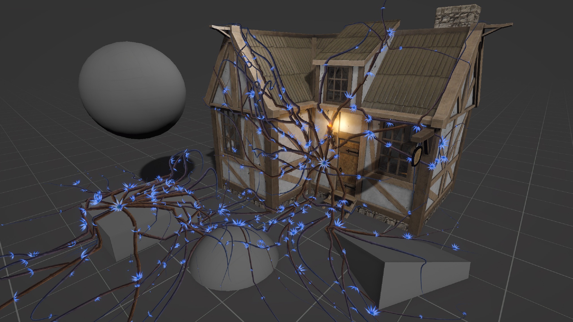 Media 1 for listing Particles roots & vine system