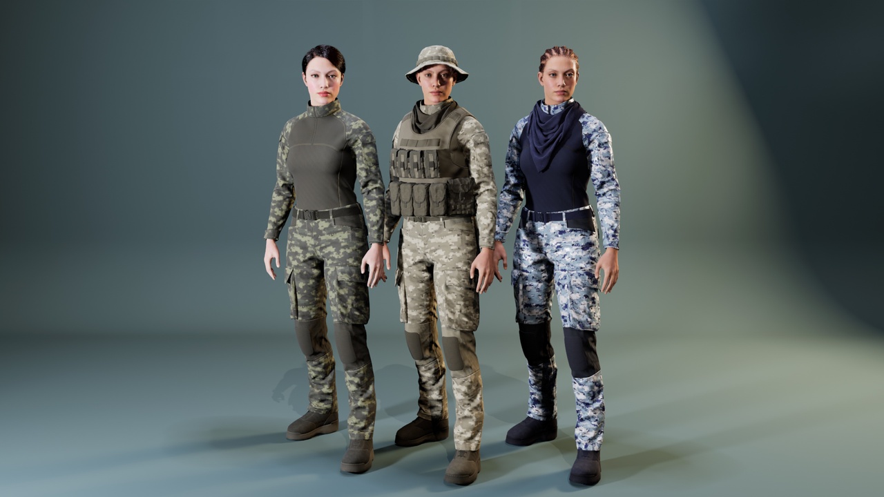 Tactical Clothing Vol 1 (Metahuman clothing) 제품 등록을 위한 미디어 1개
