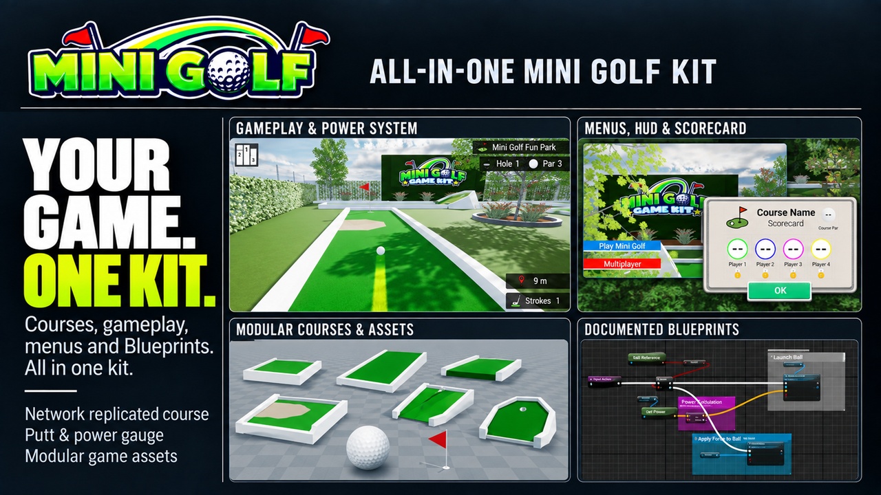 Media 1 for listing Mini Golf Game Kit