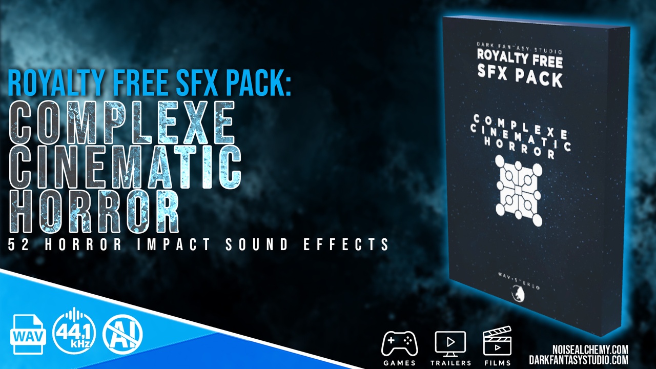 Media 1 for listing COMPLEX CINEMATIC HORROR – 52 Impact Sound Effects
