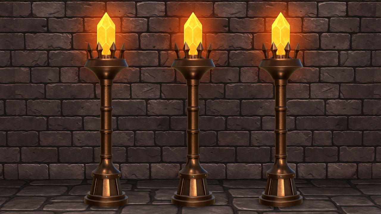 Media 1 for listing Medieval Torch Stand_1