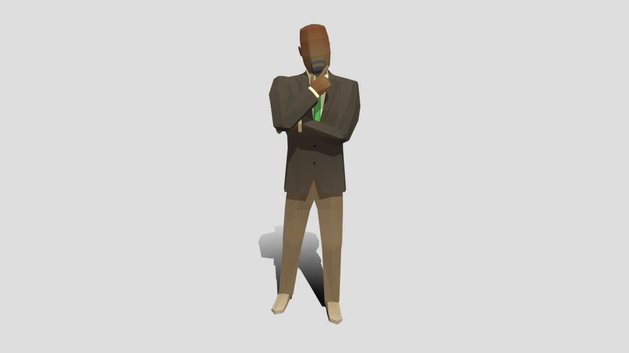 Media 1 for listing Business Male_1_ Low Poly Style