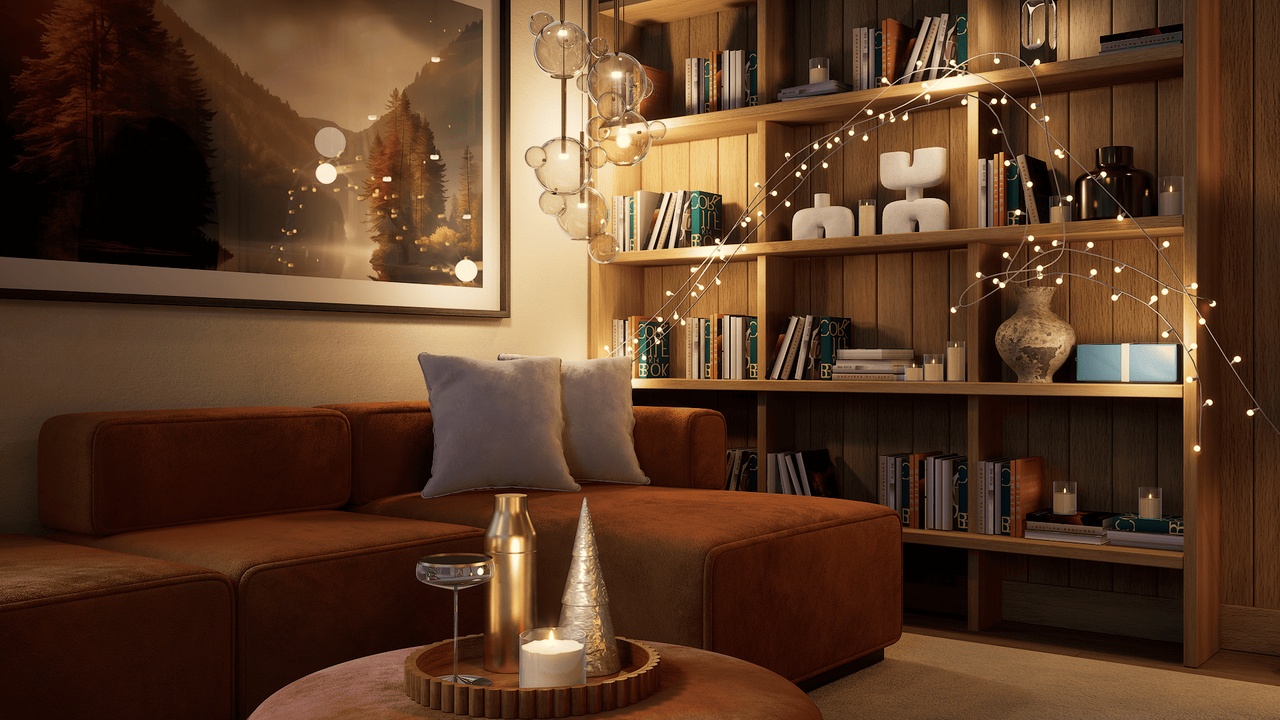 Media 1 for listing ArchViz Vol. 1.6 - Christmas Reading Room