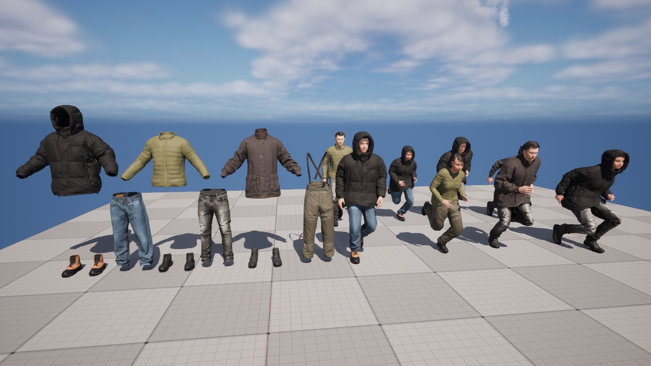 Media 1 for listing Winter Collection for Metahumans 1 - MHPKG