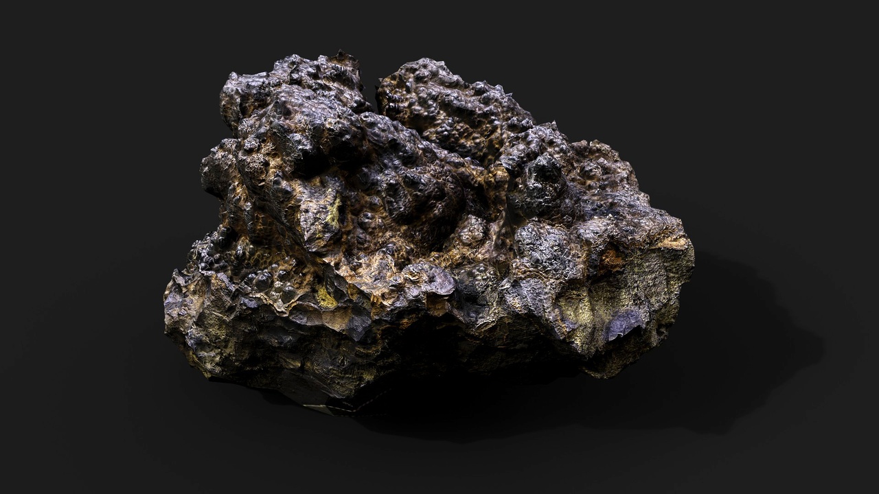 Media 1 for listing alien rock planet mineral PBR photogrammetry