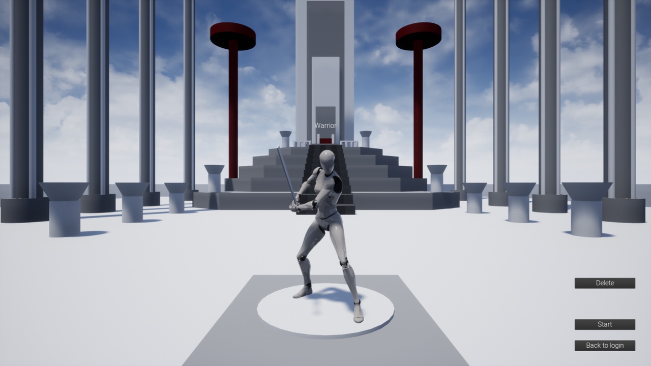 Media 1 for listing Login and Player selection system