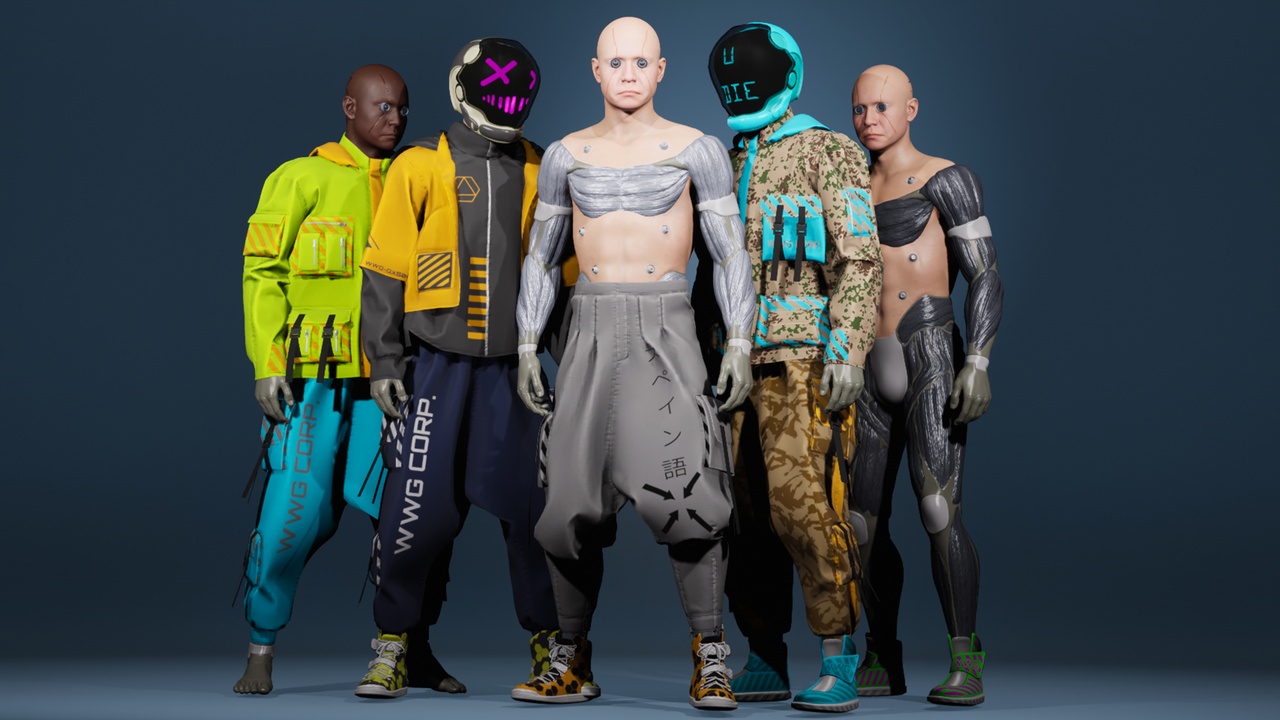 Media 1 for listing Modular Meta Cyber Ninja, Cyberpunk Pack