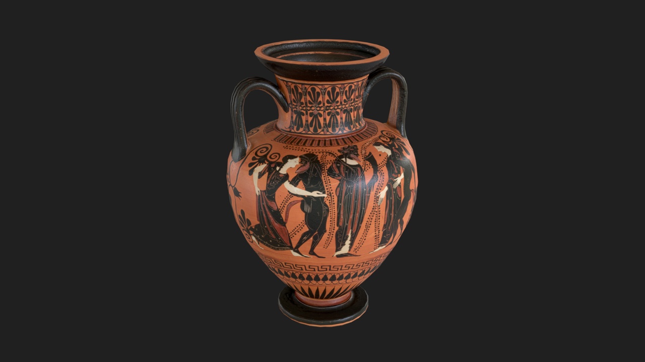 Media 1 for listing 1970.16 Neck Amphora (Retopologized)