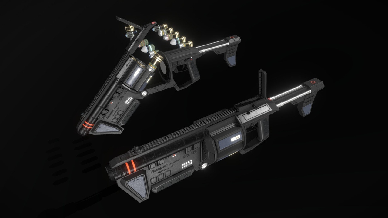 Media 1 for listing Scifi Grenade Launcher GRL 45